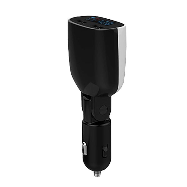 3.4A Dual USB Car Charger Led With Digital Display Cigarette Lighter