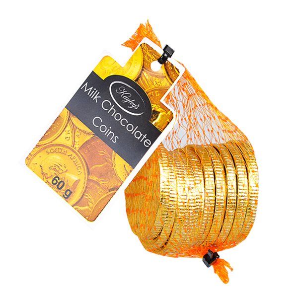 Sweet - Chocolate Coins - Party Sweet Supplies - Tub - 60g - 24 Pack