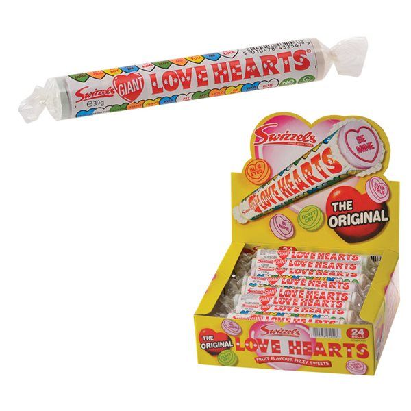 Swizzels Love Hearts Large Party Supplies Sweets 39g 24 Pack Shop Today Get It 6857