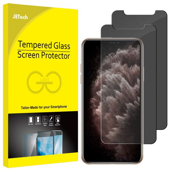 JETech iPhone 11 Pro Max &amp; iPhone XS Max Privacy Screen Protector 2-Pack