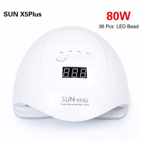 DHAO-80W UV Lamp LED Nail Dryer Nail Curing All Manicure Gel Polish Art |  Buy Online in South Africa 