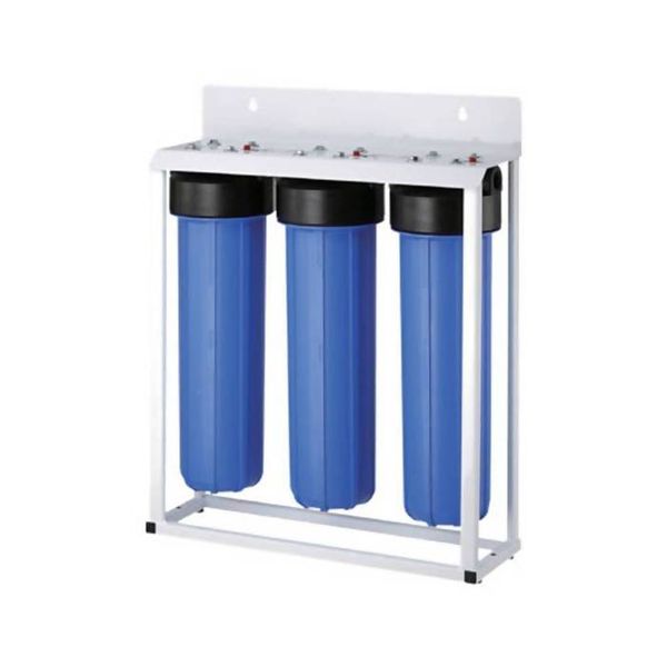 3 Stage Big Blue Water Filtration With Sediment Filters &amp; Carbon Block