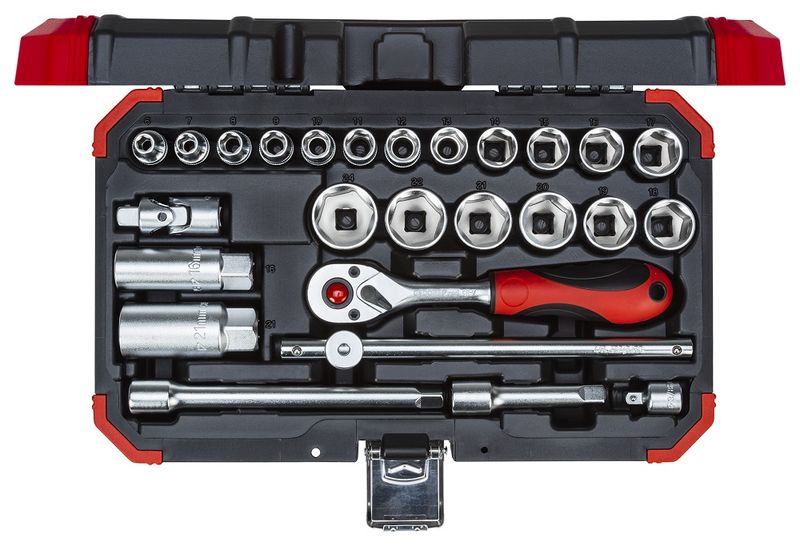 Gedore Red 3/8 Inch Socket Set - 26 Piece