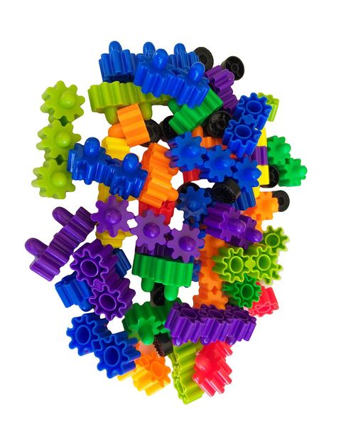 Educational Building Blocks Type 7- Gears and Wheels (95 Pieces)