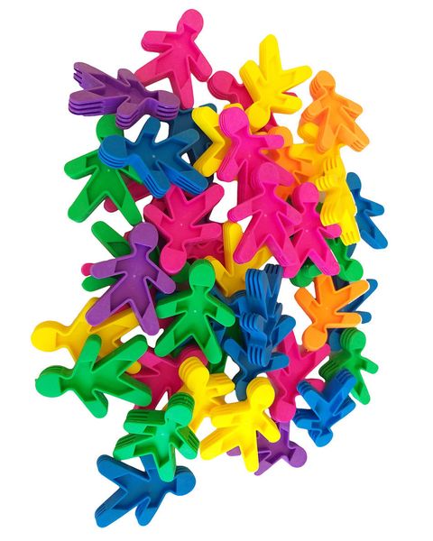Educational Building Blocks Type 11- Sliding People (42 Pieces)