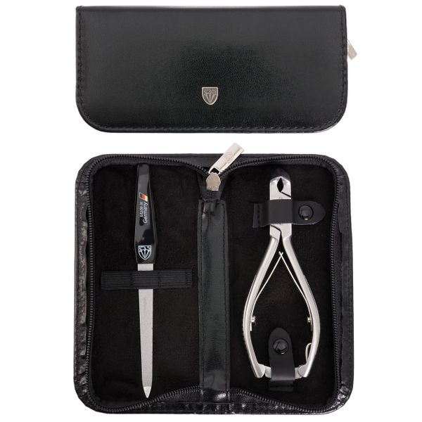 Kellermann 3 Swords Toe Nail Clipper Set 52351 Black - 2 Pieces