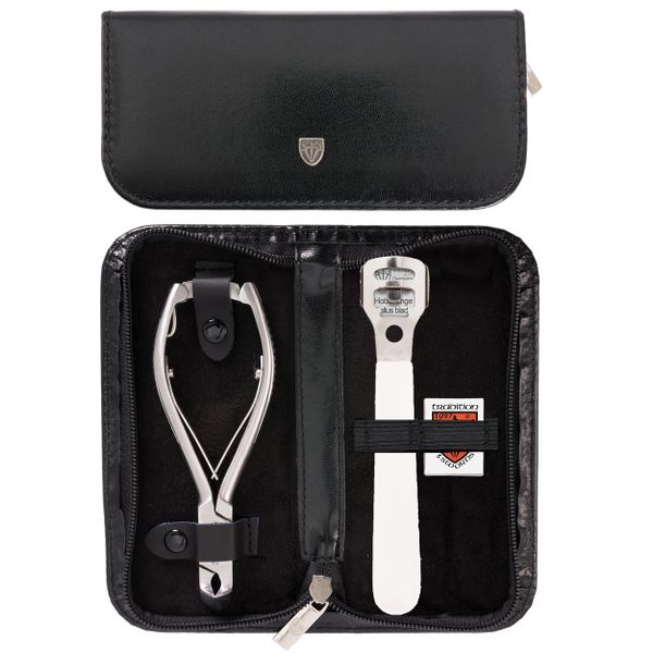 Kellermann 3 Swords Toe Nail Nipper and Corn Plane Set 52354 Black