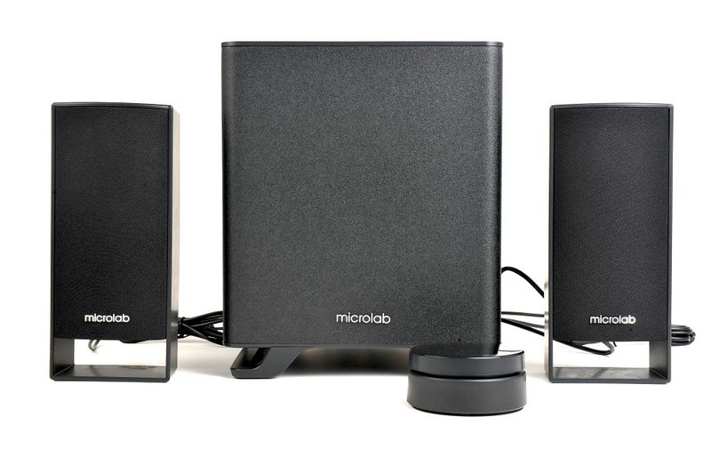 Microlab M600BT 2.1CH Subwoofer Speaker W/AUX-BK