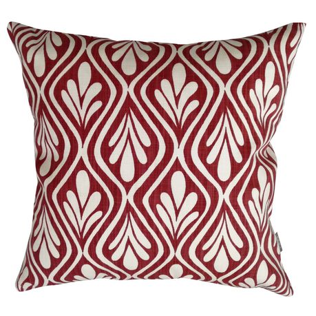 deep red cushions