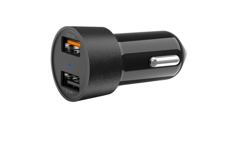 MUVIT Tiger 30W Qualcomm 3.0 Dual USB Car Charger