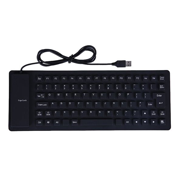 85 Keys Mini Portable USB Flexible Silicone PC Keyboard