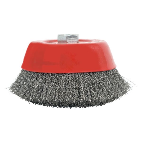 Tork Craft Wire Cup Brush Crimped Plain 150mmxm14 Bulk
