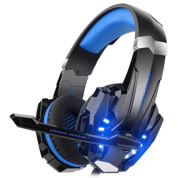 Gaming Headphones with Mic &amp; LED- G9000 Gaming Headset, Pro Headsets - Blue