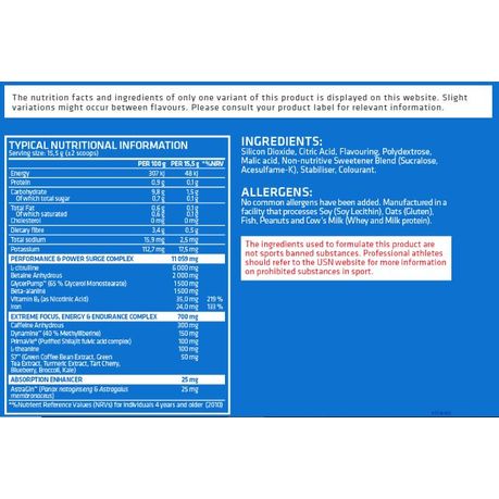 Usn Pre Workout Xts