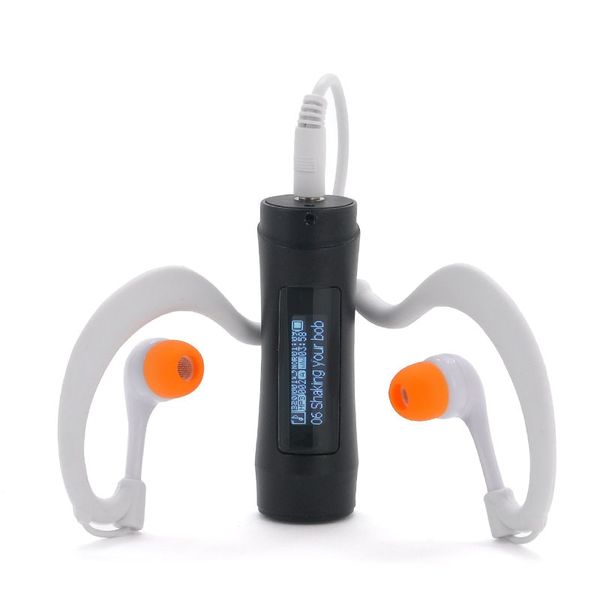 8GB Waterproof Sports MP3 Player with LCD Display and FM - Rose Red