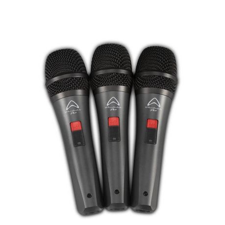 Wharfedale DM5.0S Super-Cardioid Dynamic Microphone 3-Pack, Shop Today.  Get it Tomorrow!
