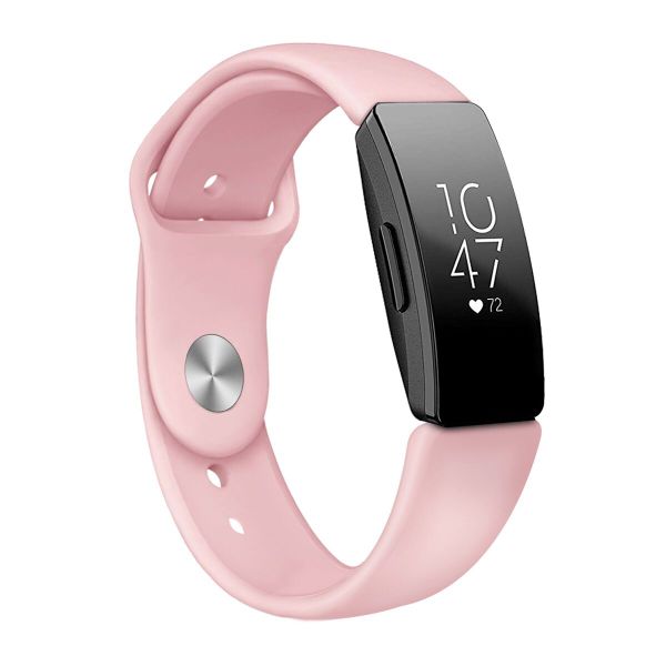 Tuff-Luv Silicone Strap for Fitbit Inspire / Inspire HR - SMALL - Pink