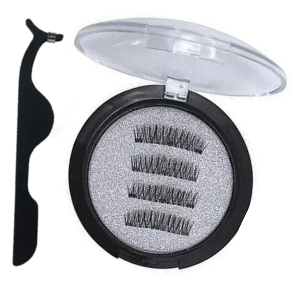 3D Magnetic Reusable Eyelashes with Applicator