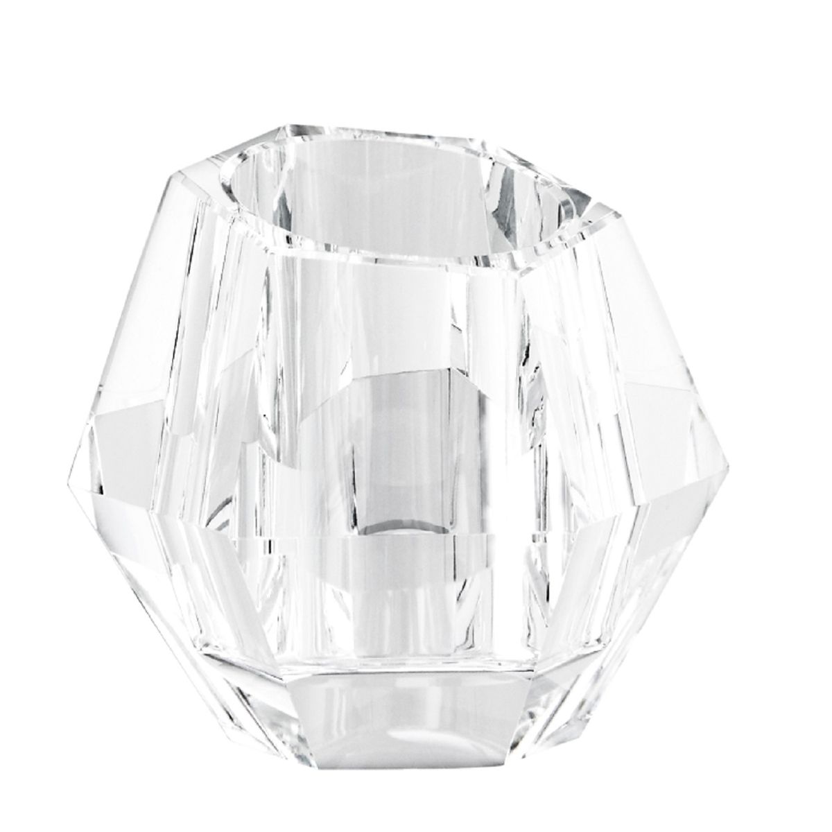 Vagnbys Tea Light Candle Holder Faceted Lead Free Art Crystal Diamond 1pc Shop Today Get It 