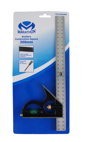Marathon Tools Builders Combination Square 300mm