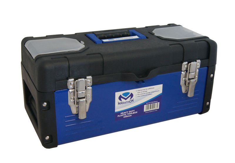 Marathon Tools Plastic Toolbox 430mm (with tray insert)