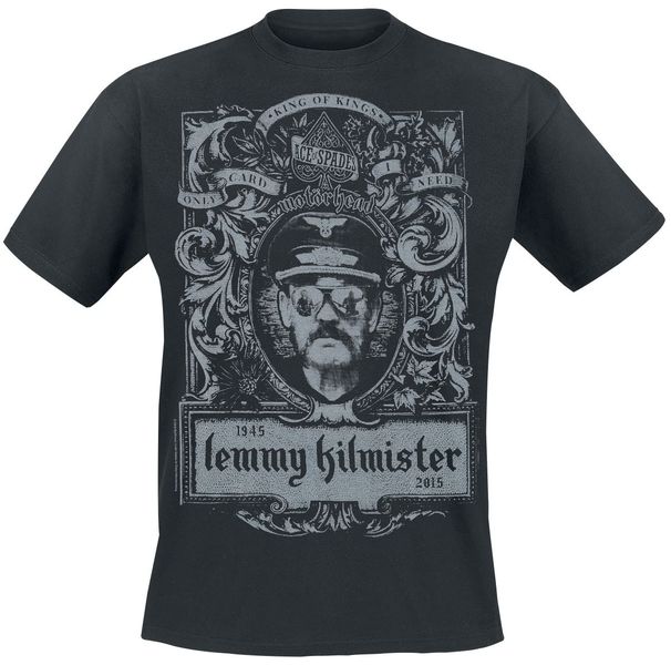 RockTs Motorhead Lemmy Crest T-Shirt