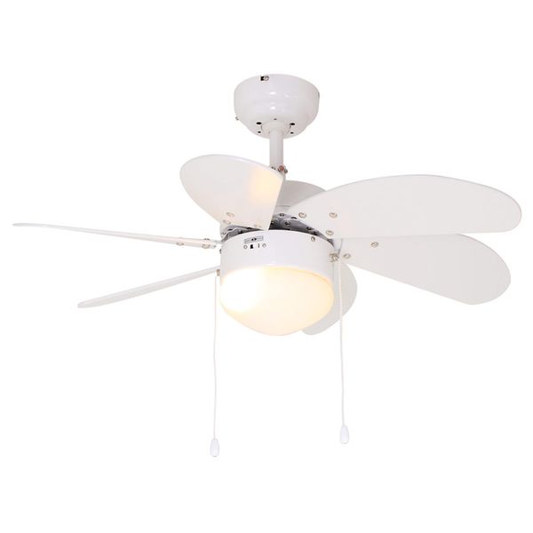 Eurolux Fan Turbo Swirl 6 Blades 30 White