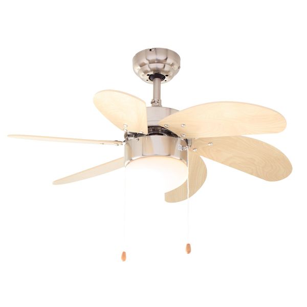 Fan Turbo Swirl 6 Blades 30 Satin Chrome