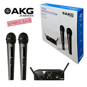 AKG WMS40 MINI Dual Handheld Cordless Microphone System ISM 2/3
