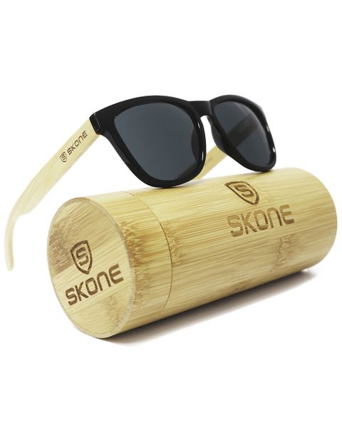 Skone Serengeti UV400 Protection Bamboo Sunglasses - Brown
