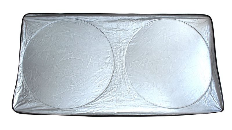 Motoquip SUV/XL Front Window Shade Silver/Black150x80cm - Larger Vehicles