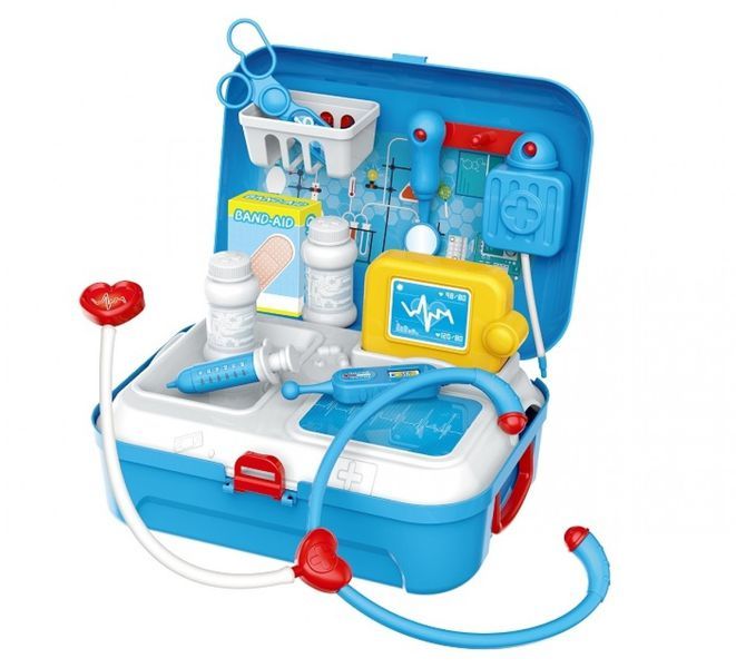 17 Pc Doctor Nurse Play-set Backpack Medical Kit
