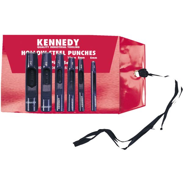 Kennedy Hollow Punch Set 619mm 6Pce