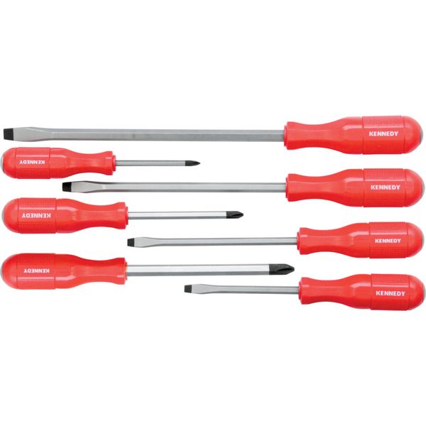 Kennedy Pound Thru Higrip Screwdriver Set 7Pc