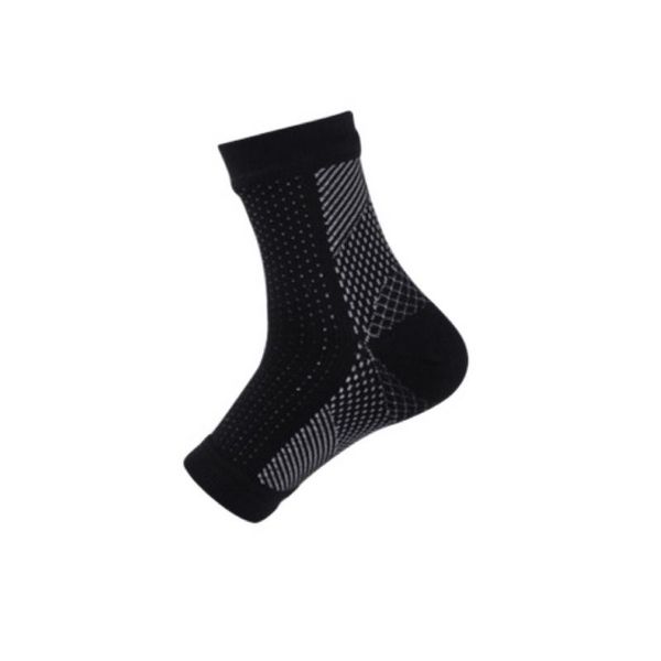 Ankle Brace Compression Black/White One size