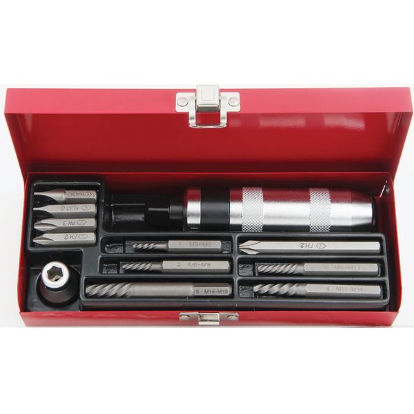 Ampro - 12Pc Impact Driver Set - 1/2? Drive