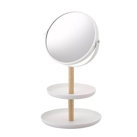 standing magnifying mirror