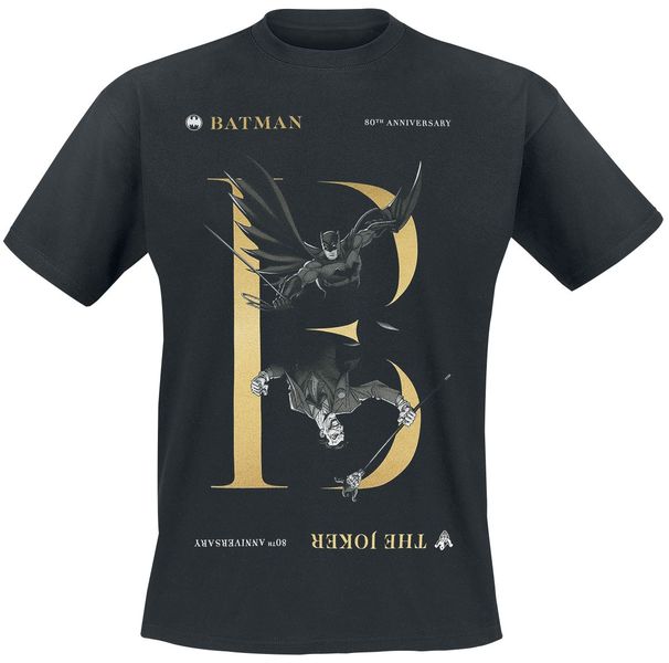Rock Ts Batman 80th - Batman/Joker T-Shirt