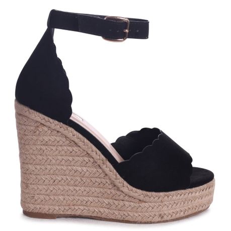 black rope wedges