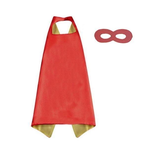 Red &amp; Yellow Superhero Cape &amp; Mask