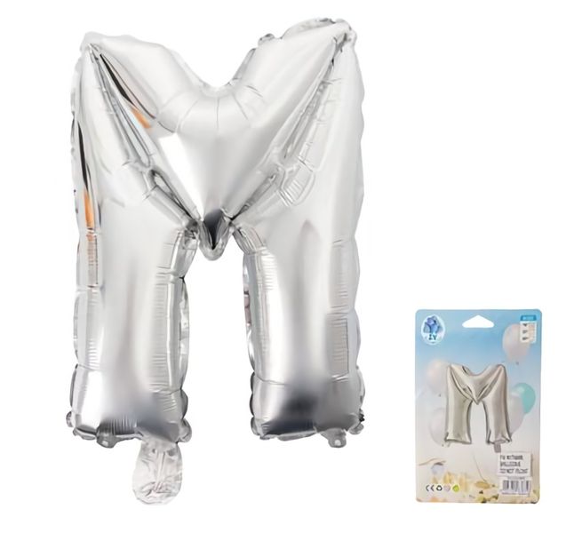 Balloons Foil Silver M (35 cm)