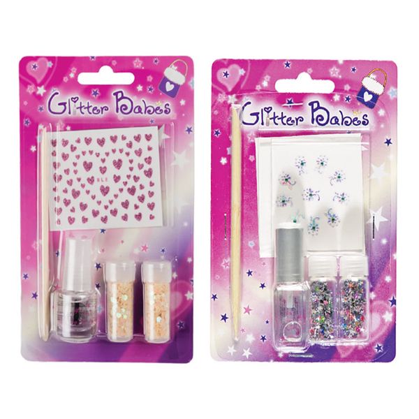 Bulk Pack x 4 Nail Teen Art Set 5pcs Per Pack