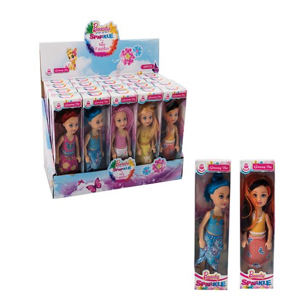 Bulk Pack x 20 Doll Mini Sparkle 5 13.5cm
