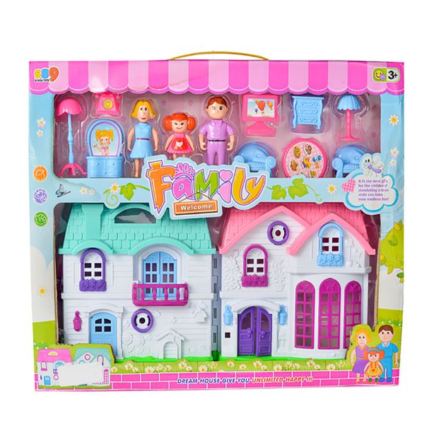 Play-set Doll House With Accessories