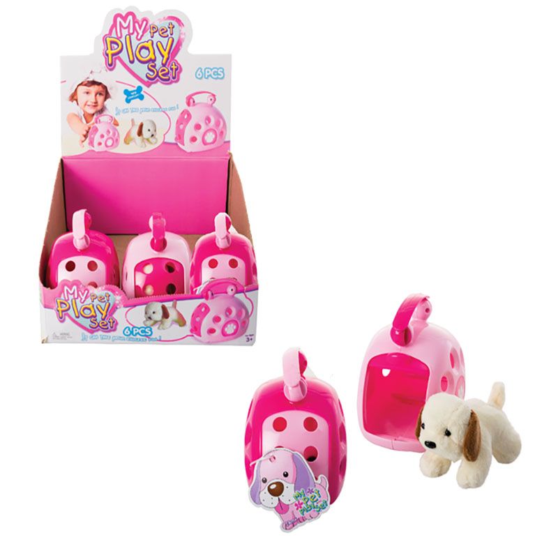 Bulk Pack x 3 Playset Pet Mini Plush In Carrier Shop Today. Get it