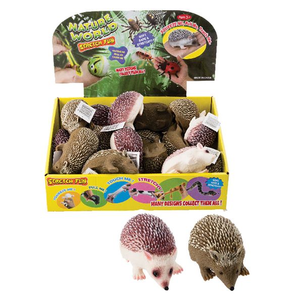 Bulk Pack x 24 Animal Wild Hedgehog 9.5cm Stretchable