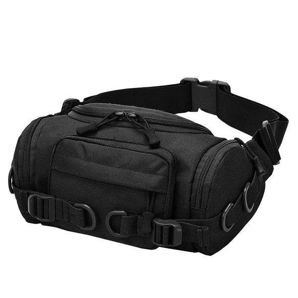 Portable Tactical Waist Pack - Black