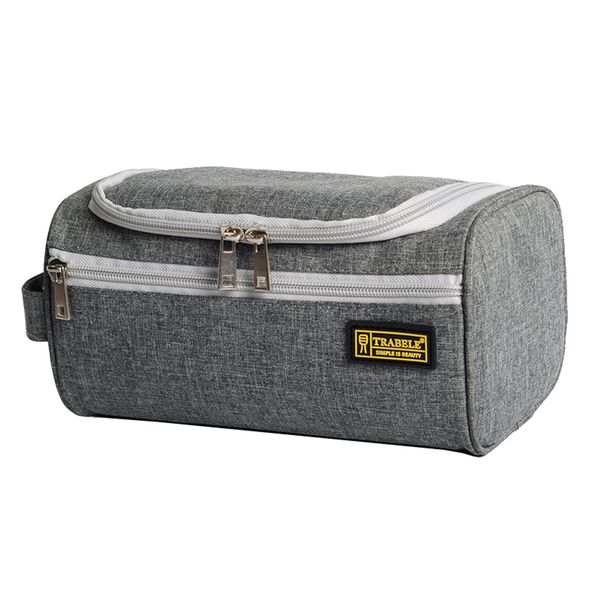 Portable Hanging Travel Toiletry Bag - Grey