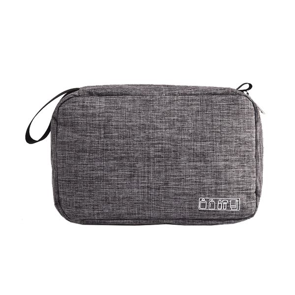 Portable Hanging Toiletry Bag - Grey