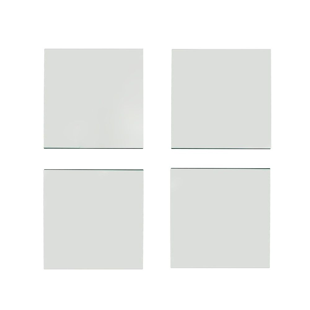 Mixbox Home Decorative Living Room Bedroom Wall Mirror Tiles 4 Pieces
